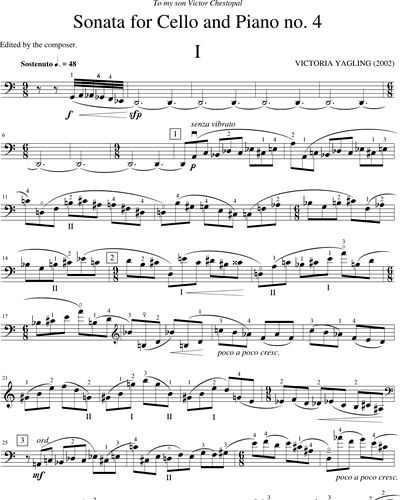 Sonata for Cello and Piano No. 4 