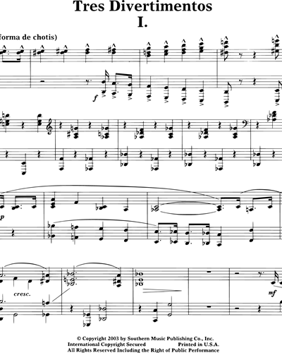Three Divertissements on Themes of Forgotten Composers