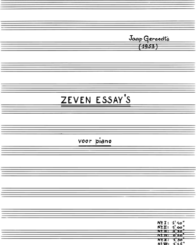 Zeven Essays
