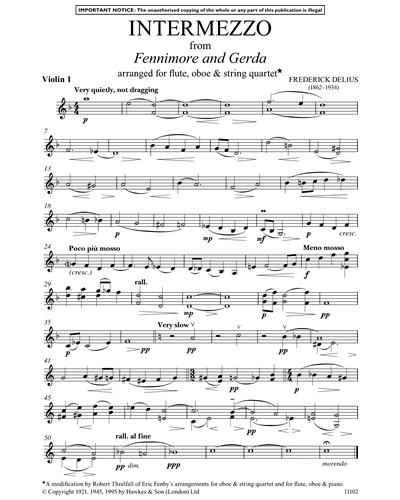 Intermezzo (from "Fennimore & Gerda")
