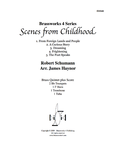 Scenes from Childhood, op. 15