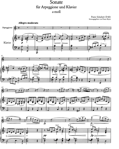 Arpeggione-Sonate a-moll D 821