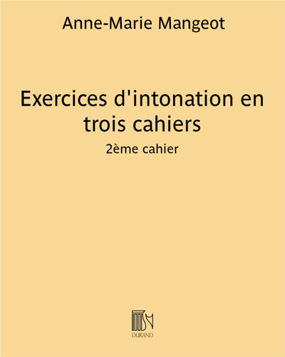 Exercices d'intonation en trois cahiers (2nd Book)