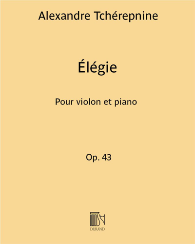 Élégie Op. 43