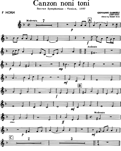 [Choir 2] Horn in F