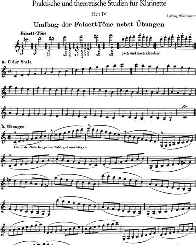 Clarinet Studies, Book 4