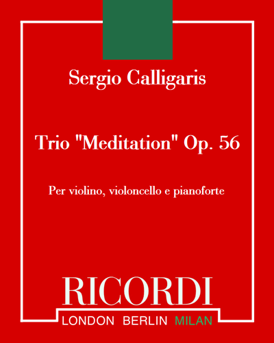 Trio "Meditation" Op. 56