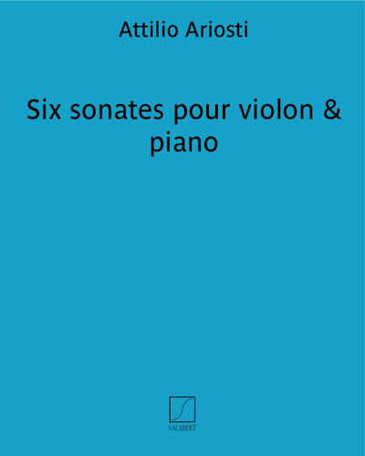 Six sonates pour violon & piano