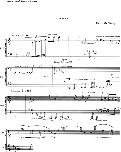 Flute & Bass Clarinet