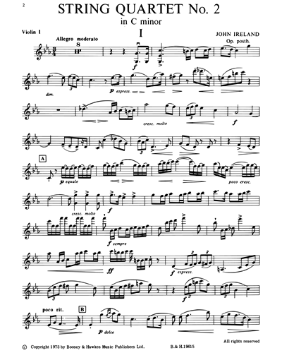 String Quartet No. 2 in C minor, op. posth.