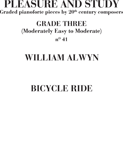 Bicycle Ride n. 41 (Pleasure and Study)