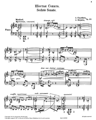 Piano Sonata No. 6, op. 62