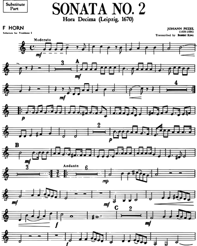 Horn in F (Trombone Alternative)