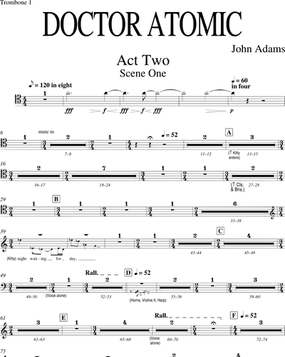 [Act 2] Trombone 1