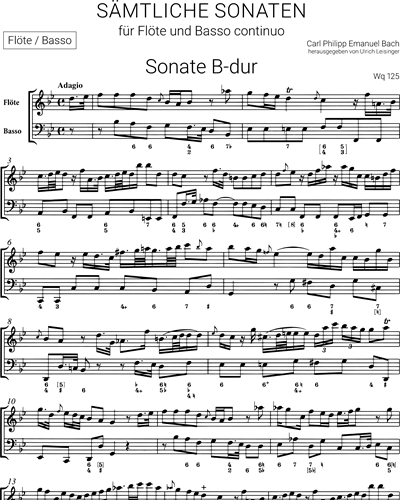 Complete Sonatas for Flute and Basso Continuo, Vol. 4