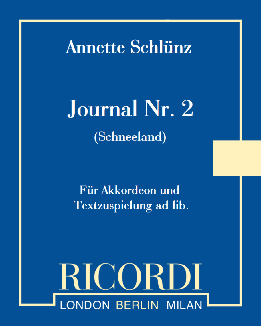 Journal Nr. 2 (Schneeland)