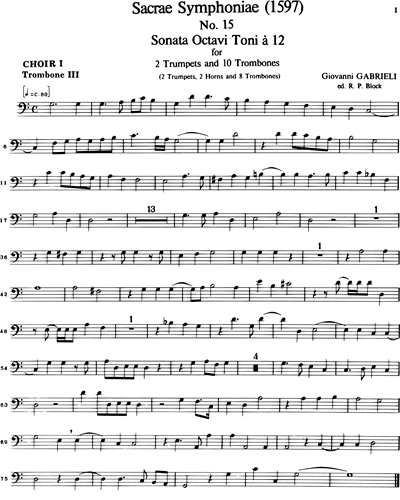 [Choir 1] Trombone 3