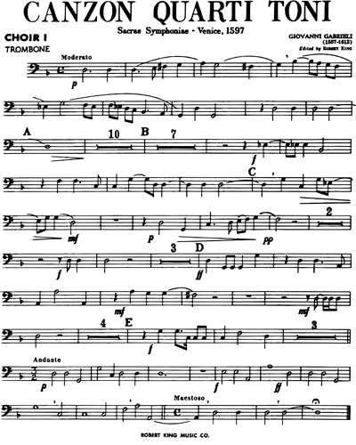 [Choir 1] Trombone