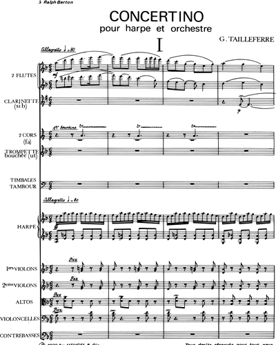 Concertino for Harp and Orchestra