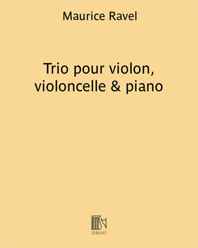 Trio pour violon, violoncelle & piano