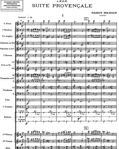 Suite provençale Op. 152d