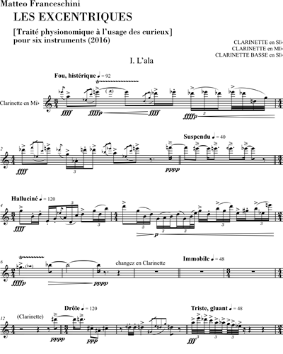 Clarinet in Bb/Clarinet in Eb/Bass Clarinet