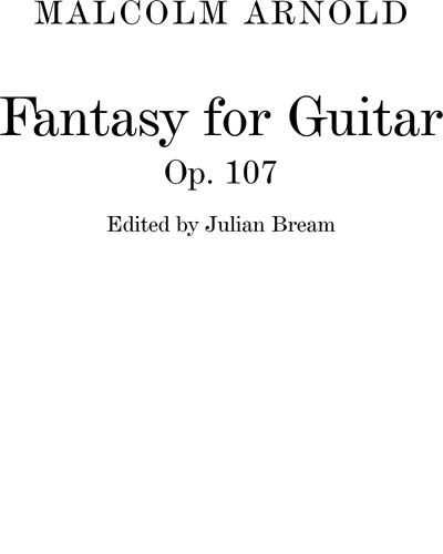 Fantasy for Guitar