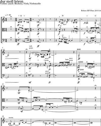 Violin/Cymbal & Viola & Cello