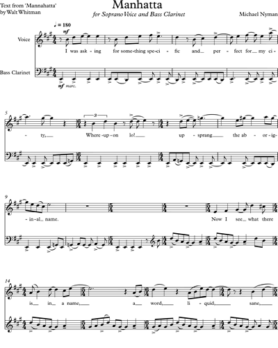 Soprano & Bass Clarinet