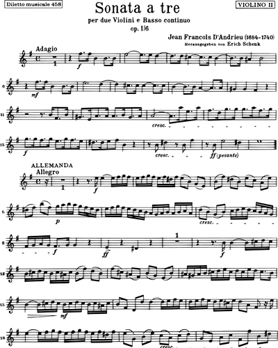 Sonata a Tre in E minor