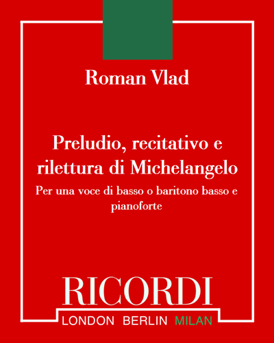 Preludio, recitativo e rilettura di Michelangelo