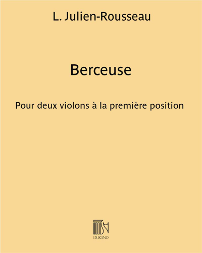 Berceuse (extrait n. 2 des "Six petits duos")