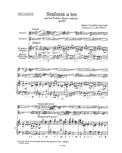Sinfonia a Tre in D major, op. 9/7