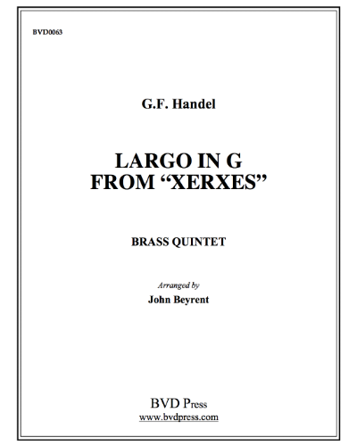 Largo in G major (from 'Xerxes')