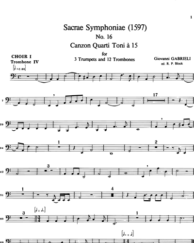 [Choir 1] Trombone 4