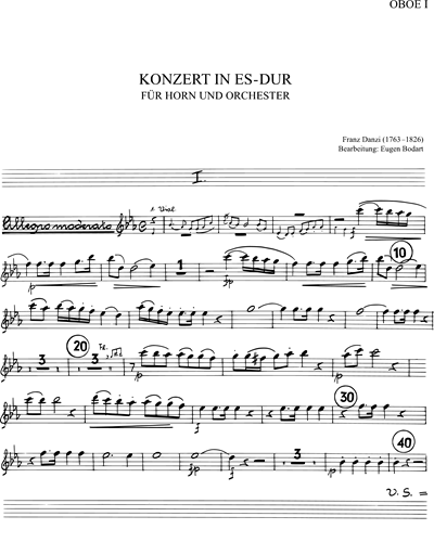 Konzert in Es-dur für Horn und Orchester