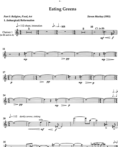 Clarinet 1 in Bb/Clarinet in A