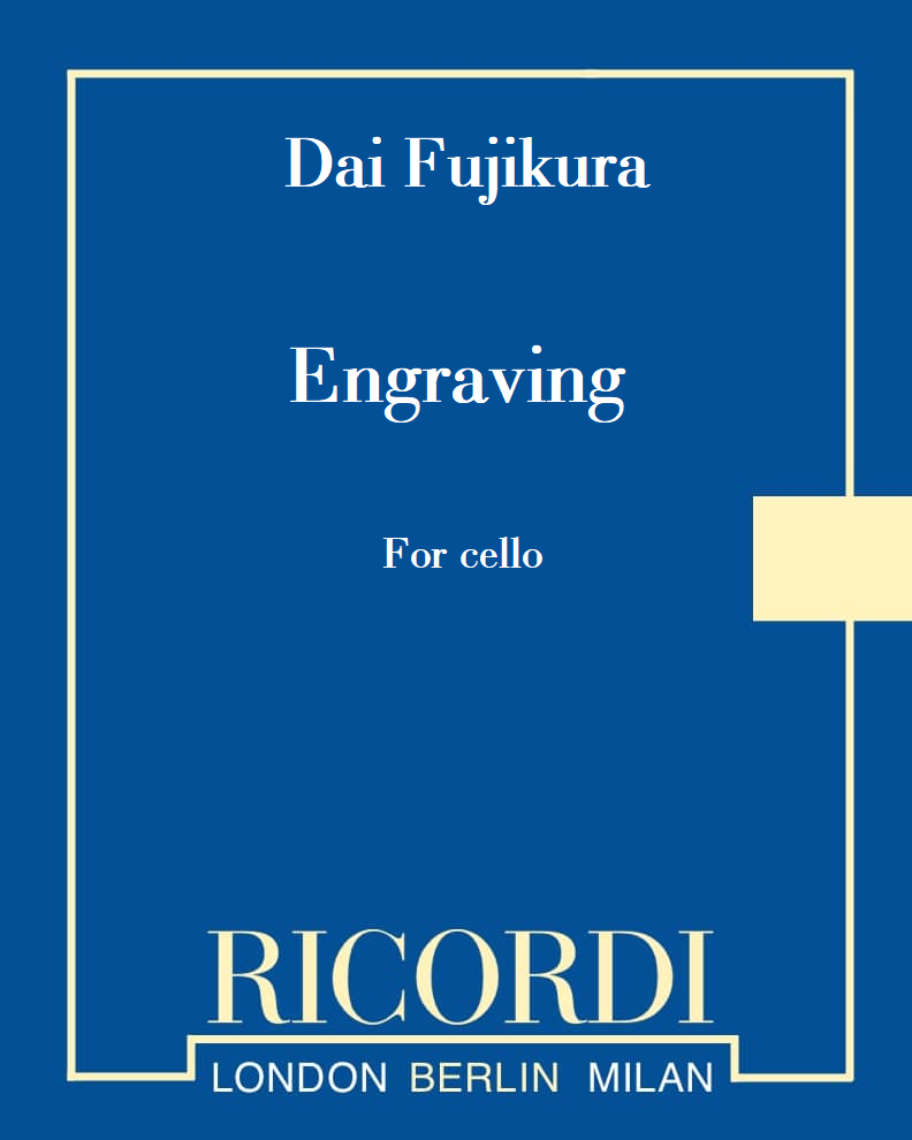 Engraving - For cello