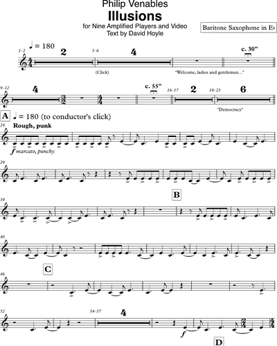 Amplified Baritone Saxophone