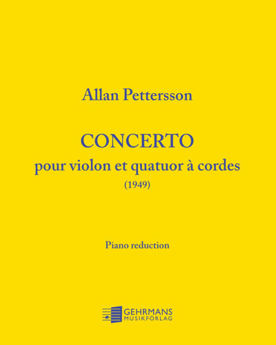 Concerto for Violin and String Quartet