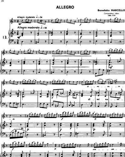 La Flûte Classique, Vol. 3: Allegro in D minor