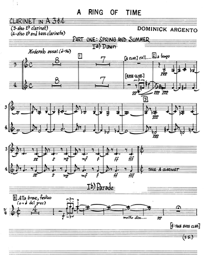 Clarinet in A 3/Clarinet in Eb & Clarinet in A 4/Clarinet in Eb/Bass Clarinet