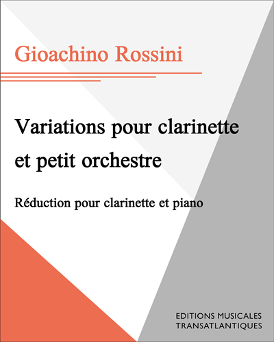 Variations for Clarinet and Small Orchestra