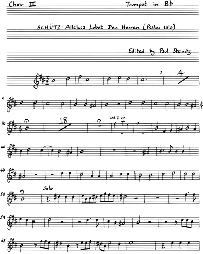 [Choir 2] Trumpet in Bb