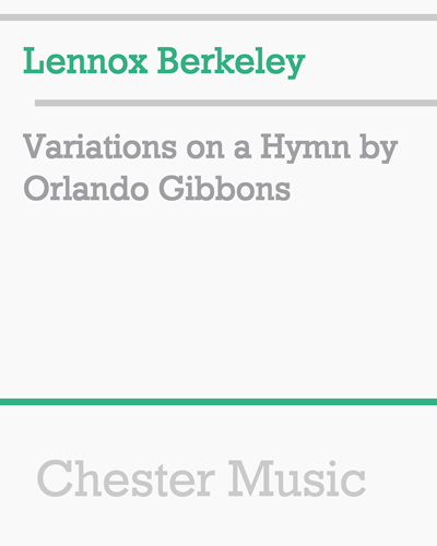 Variations on a Hymn by Orlando Gibbons