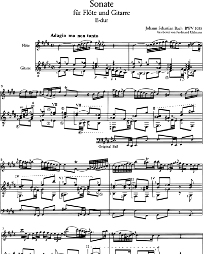 Sonata in E major, BWV 1035