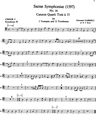 [Choir 1] Trombone 2