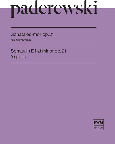 Sonata in E flat minor op. 21