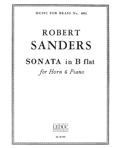 Sonata in B flat