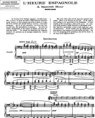 Opera Vocal Score [en]/[fr]